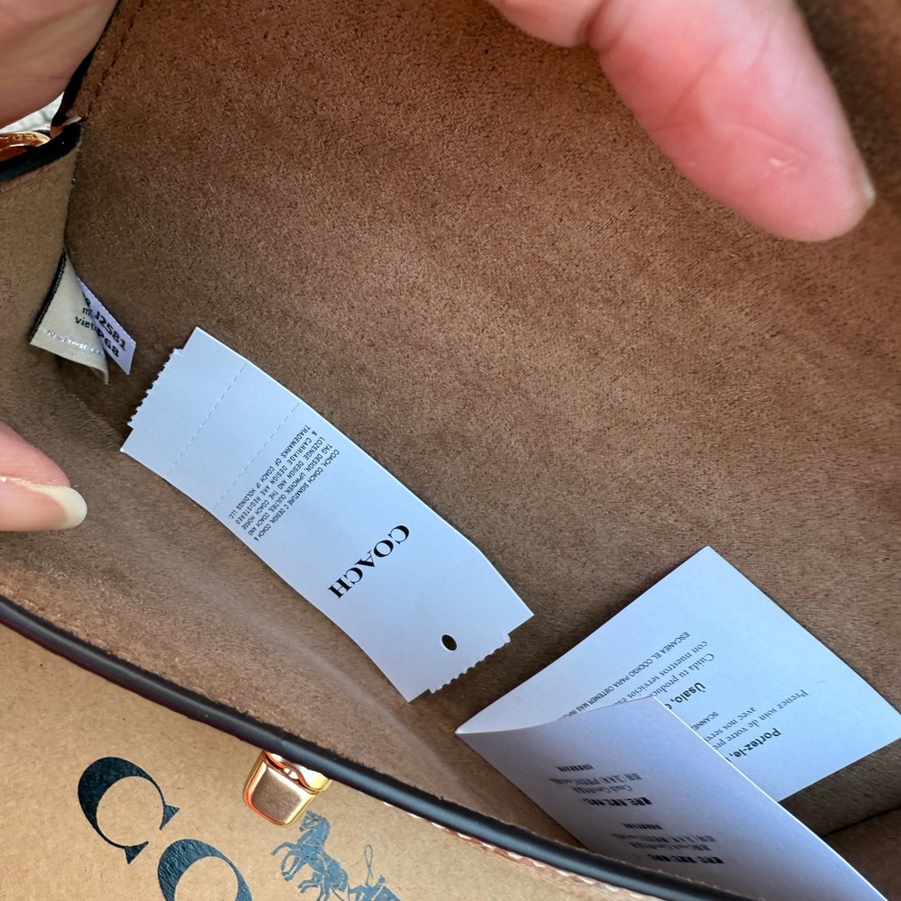 Coach Signature Sunglasses Case with Key holder - Picture 2 of 2